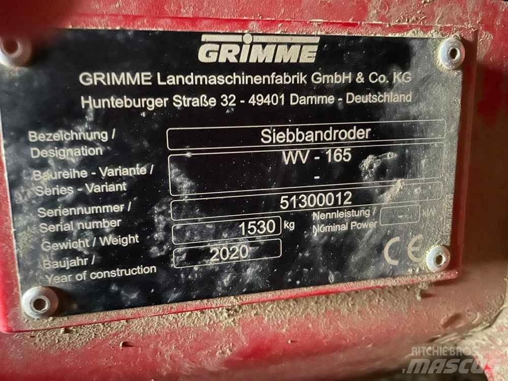 Grimme WV 165 Farm machinery