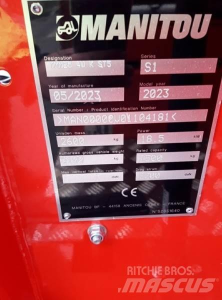 Manitou TMM25 4W Truck mounted forklifts