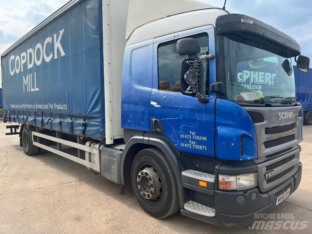 Scania P 230 Curtain sider trucks