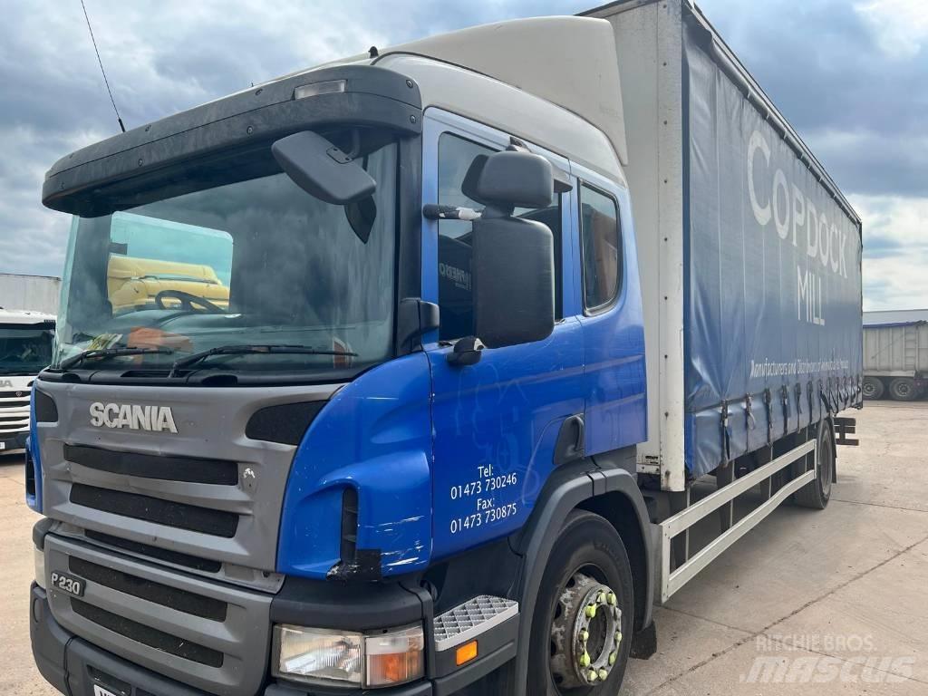 Scania P 230 Curtain sider trucks