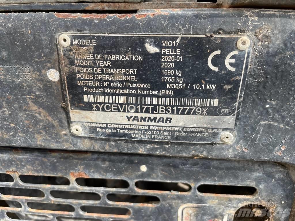 Yanmar Vio 17 U Mini excavators < 7t (Mini diggers)