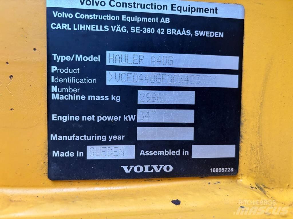 Volvo A 40 G Articulated Haulers