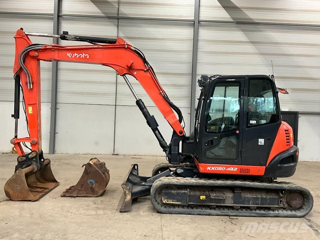 Kubota KX 080-4 A 2 Mini excavators  7t - 12t