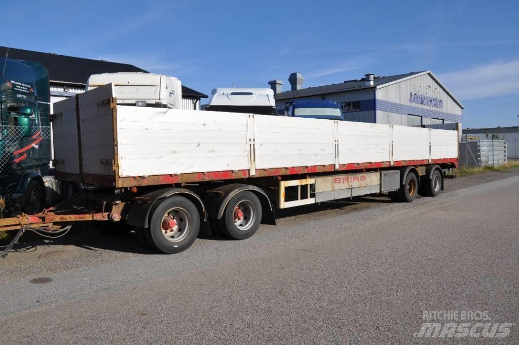 Briab SBLP4P-36-125 Flatbed/Dropside trailers
