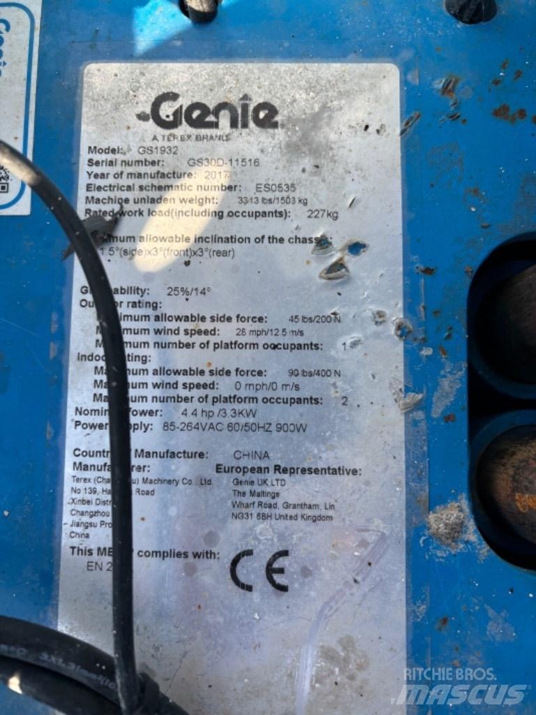 Genie GS 1932 Scissor lifts