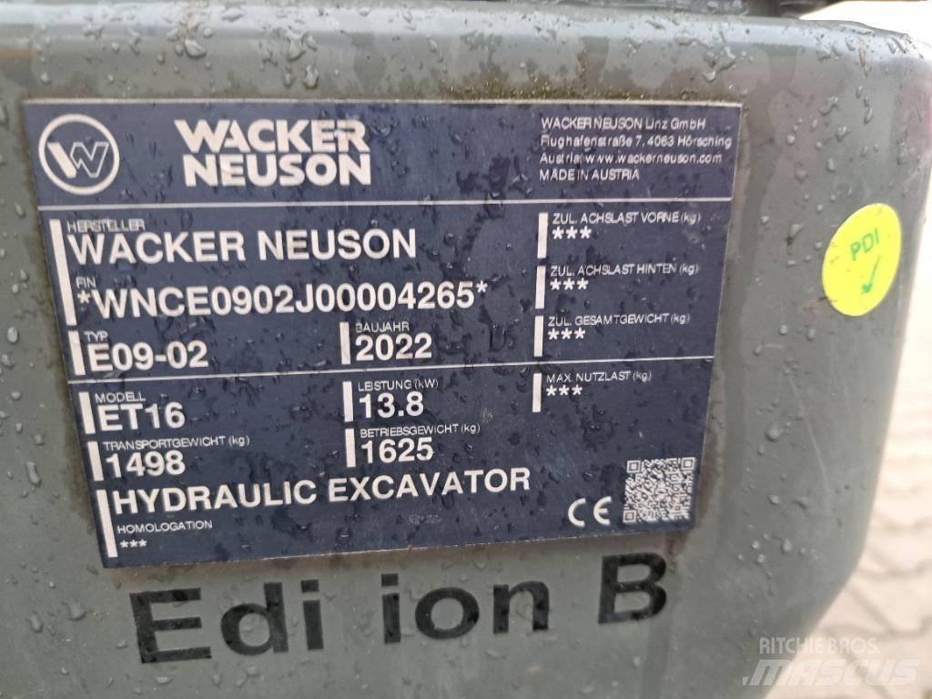 Wacker Neuson ET16 Crawler excavators