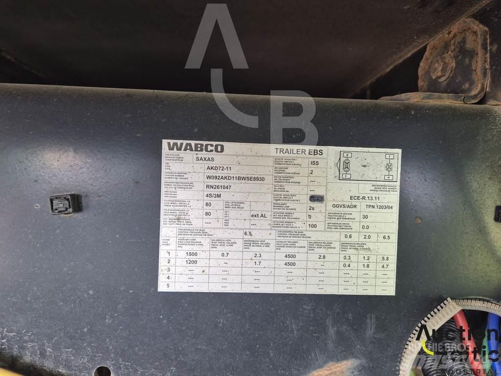 Saxas AKD 72-11 Curtain sider semi-trailers