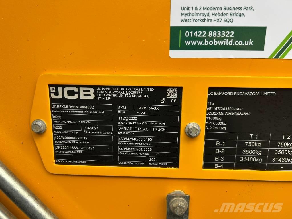 JCB 542-70 Agri Xtra Telehandlers
