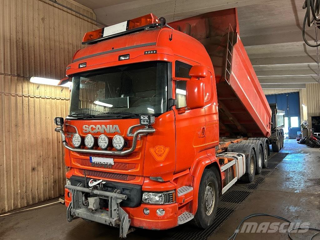 Scania R 520 Tridem Tipper trucks