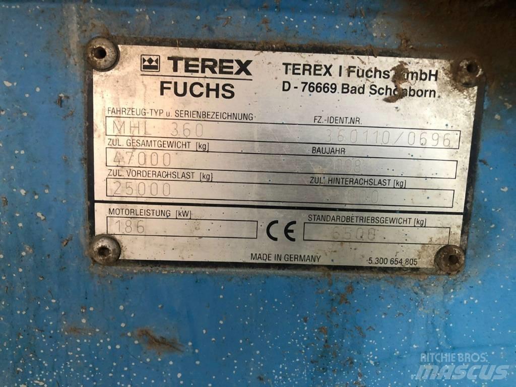 Terex Fuchs MHL 360 Wheeled excavators