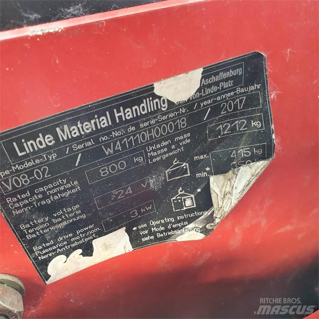 Linde V08-02 Medium lift order picker