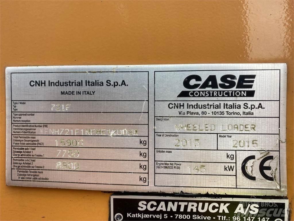 CASE 721F Wheel loaders