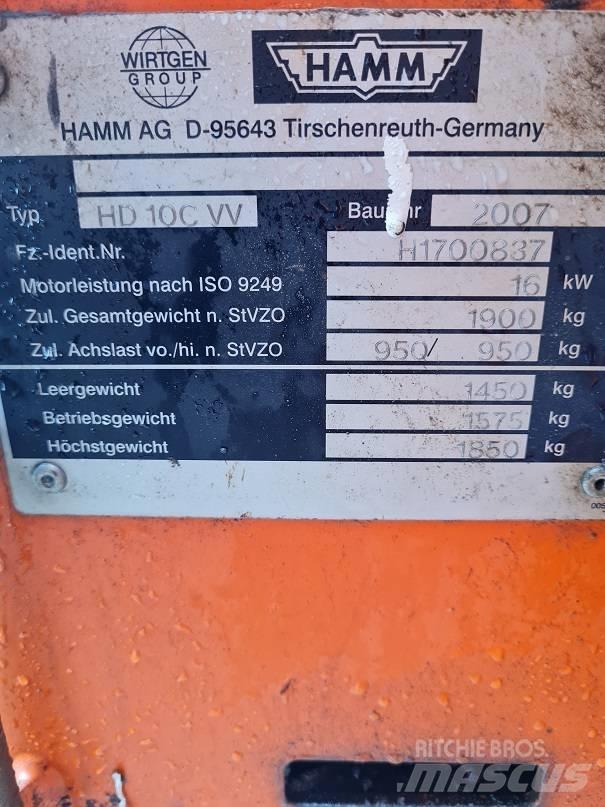 Hamm HD 10 C W Twin drum rollers