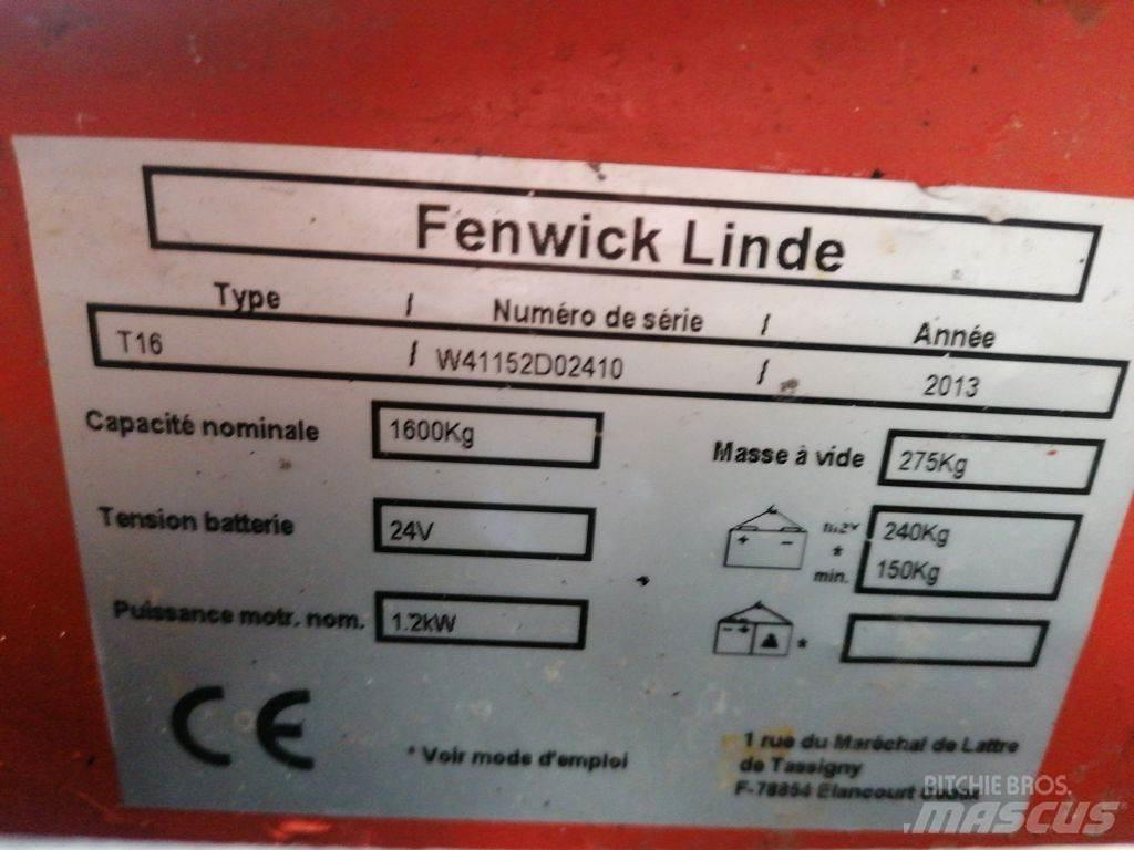 Linde T16 Low lifter