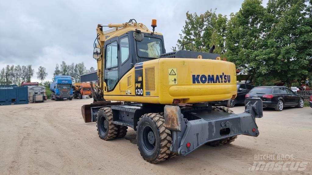 Komatsu PW 130-7K Wheeled excavators