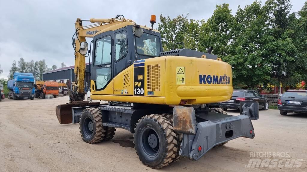 Komatsu PW 130-7K Wheeled excavators