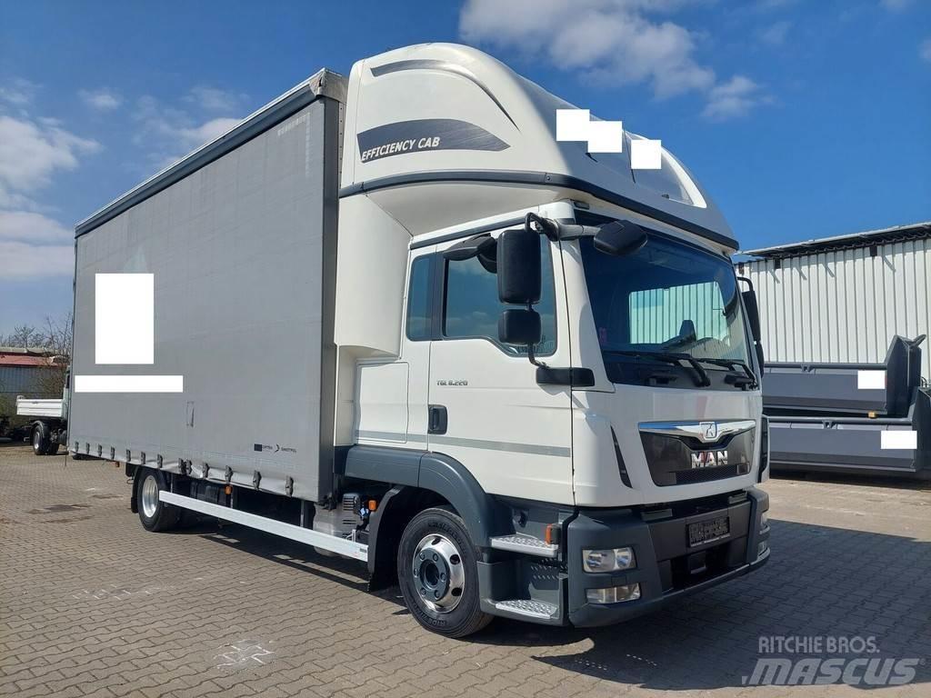 MAN TGL 8.220 Curtain sider trucks