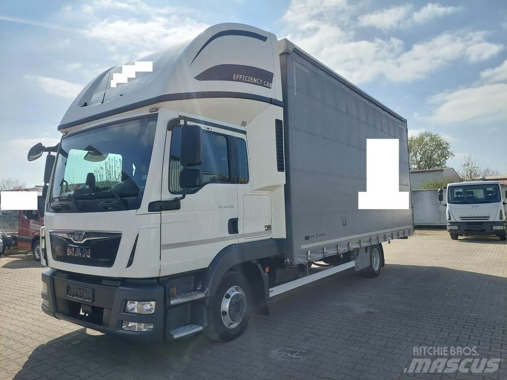 MAN TGL 8.220 Curtain sider trucks