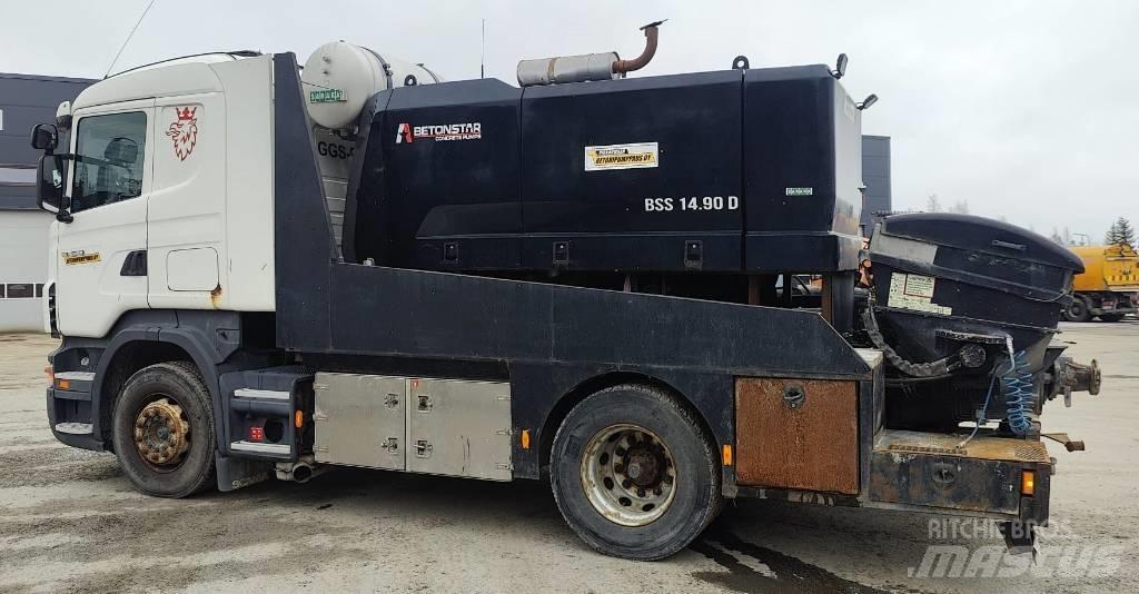 Scania R Concrete pumps