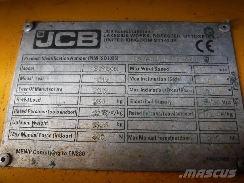 JCB S 1930 E Scissor lifts