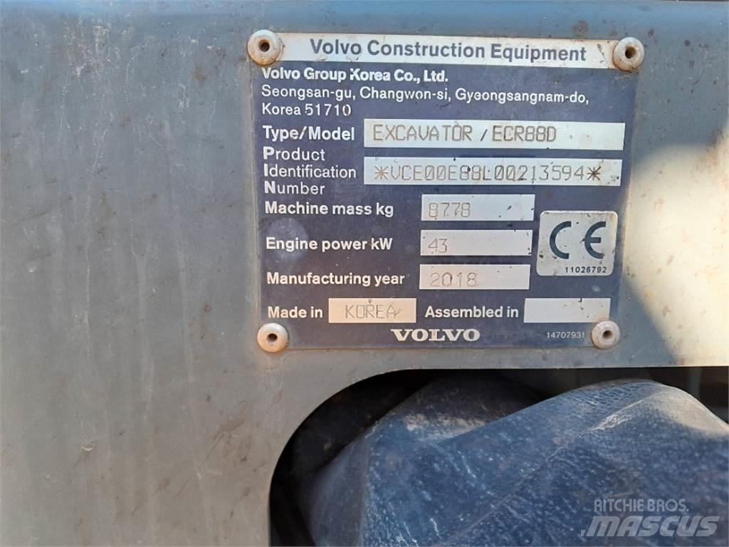 Volvo ECR88 Mini excavators < 7t (Mini diggers)