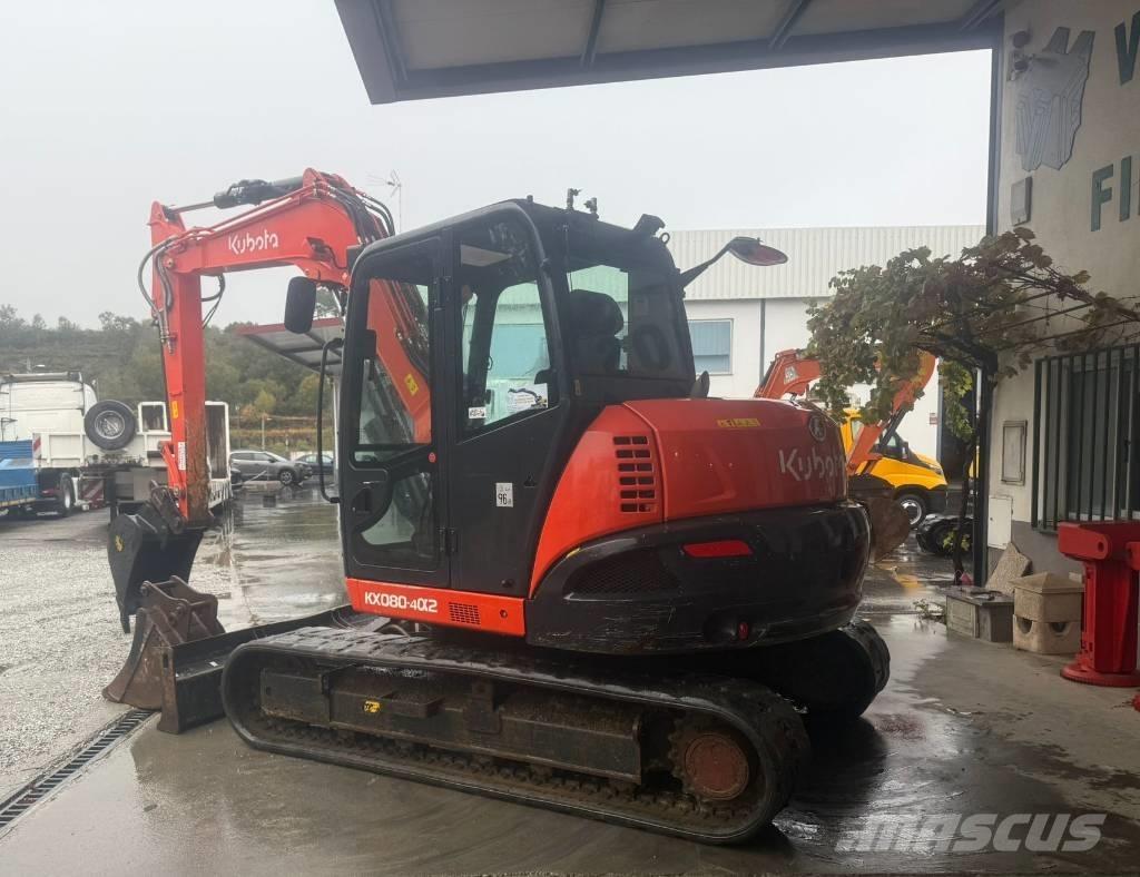 Kubota KX 080 Mini excavators  7t - 12t