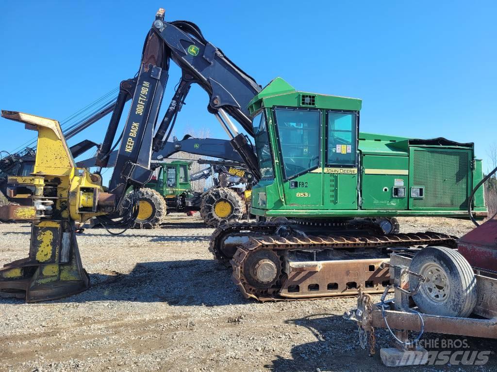 John Deere 853 Feller bunchers