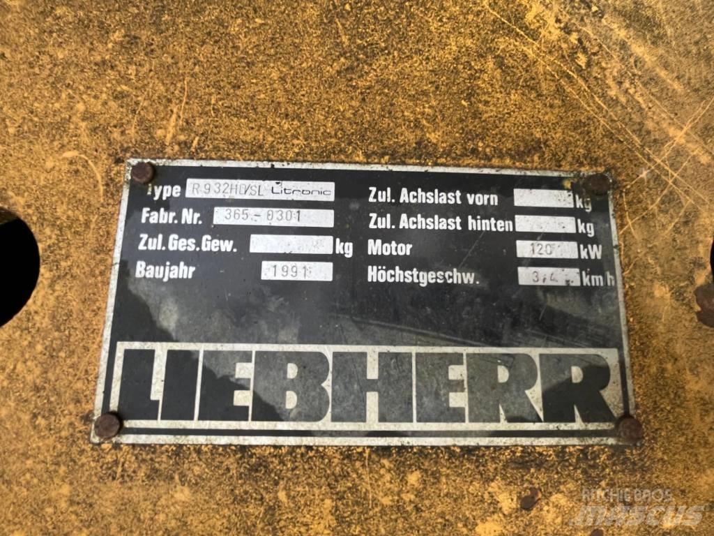 Liebherr 932 Crawler excavators