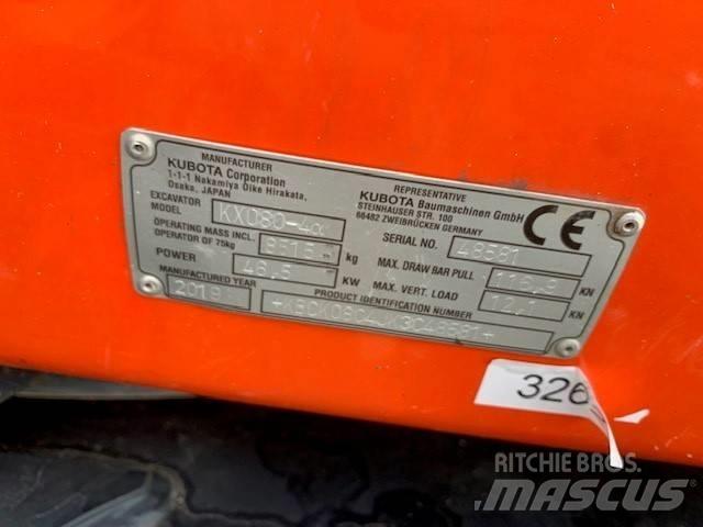 Kubota KX 080-4 Mini excavators  7t - 12t