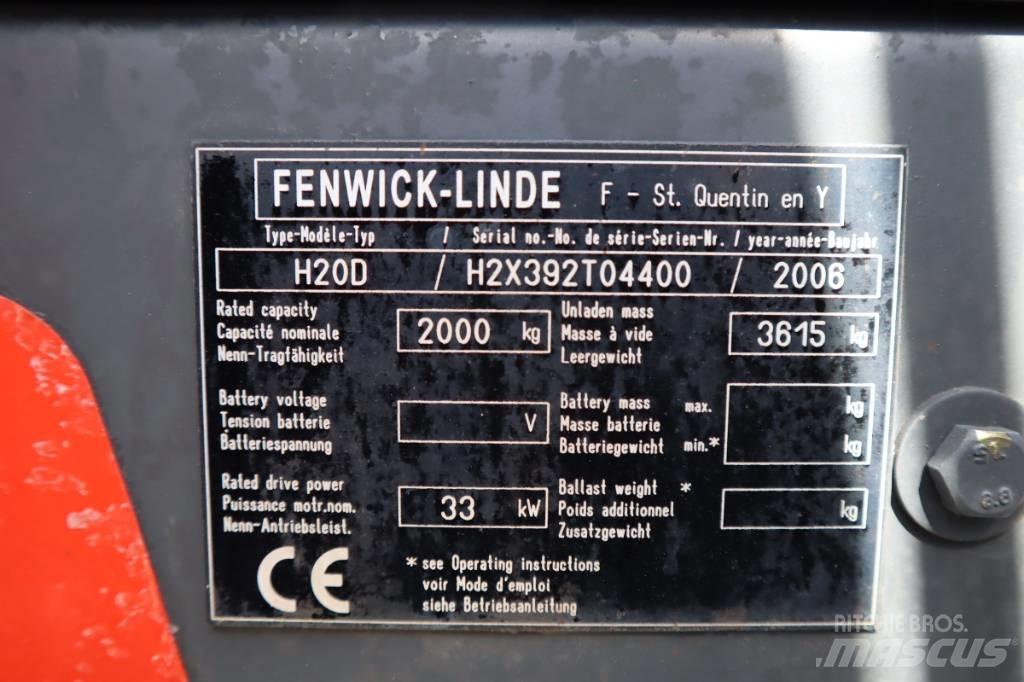 Linde H20D 2000 Kg Diesel trucks