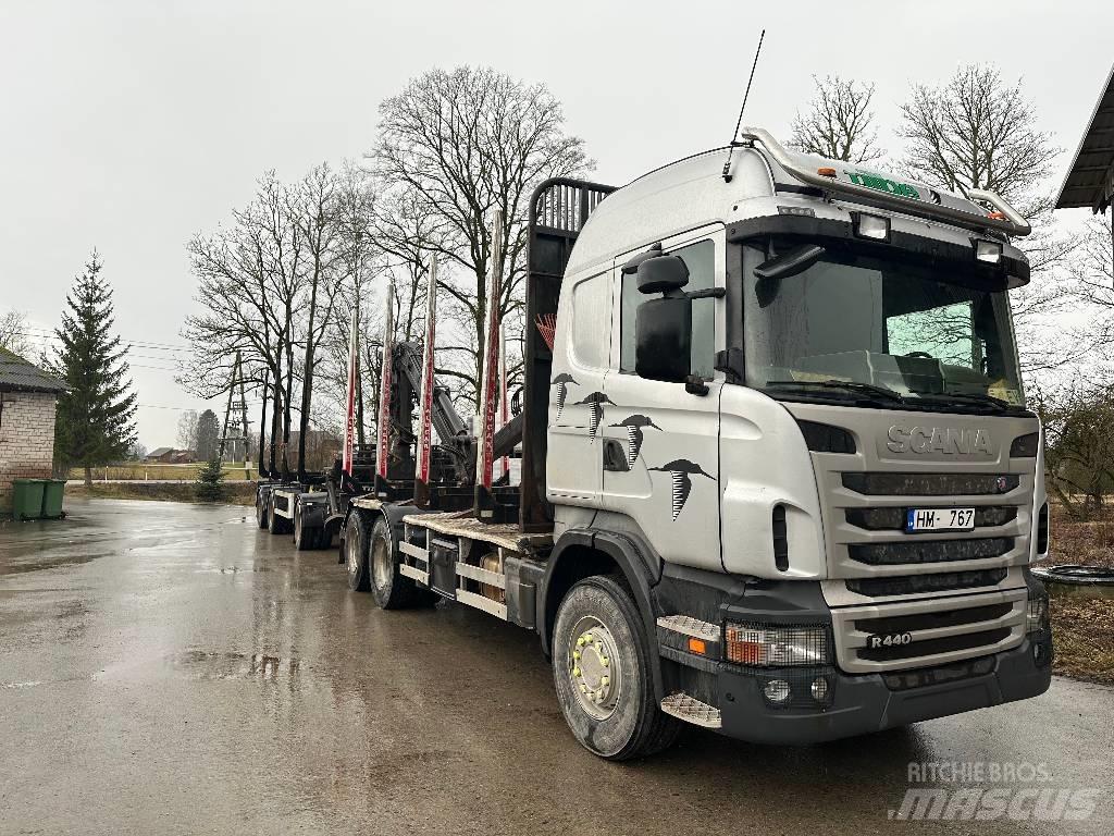 Scania R440 Timber trucks