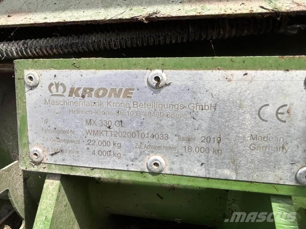 Krone MX 330 GL Forage harvesters
