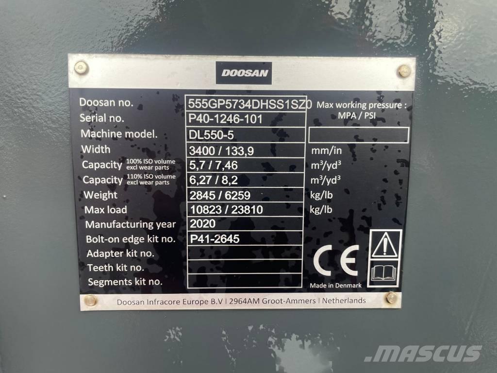 Doosan DL550 bucket Buckets