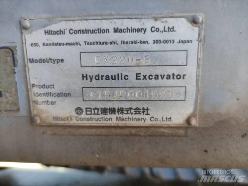 Hitachi EX 220-5 Crawler excavators