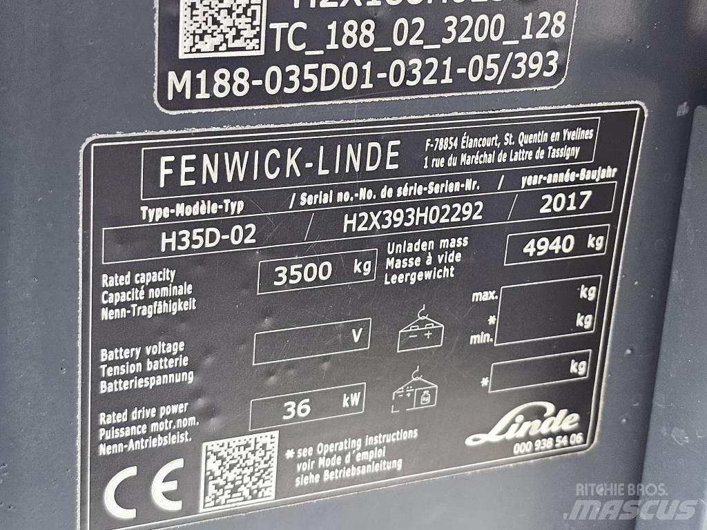 Linde H35D-02 Diesel trucks