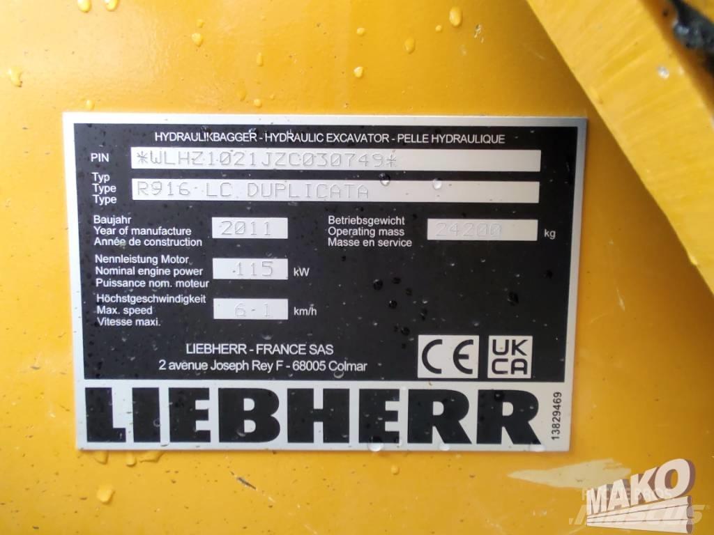 Liebherr R 916 Crawler excavators