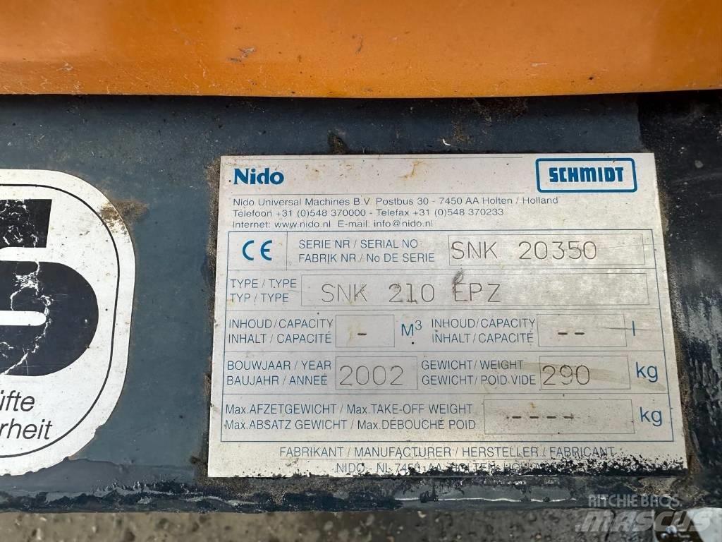 Nido SNK 210 EPZ Snow blades and plows