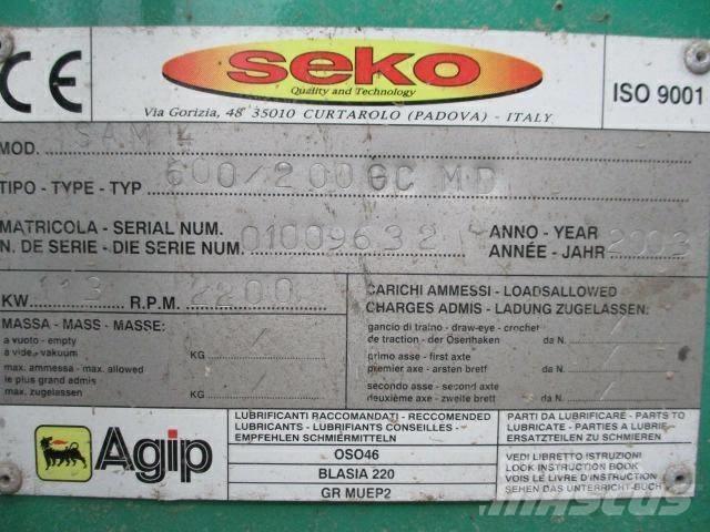 Seko 600/200GC MD Wood chippers