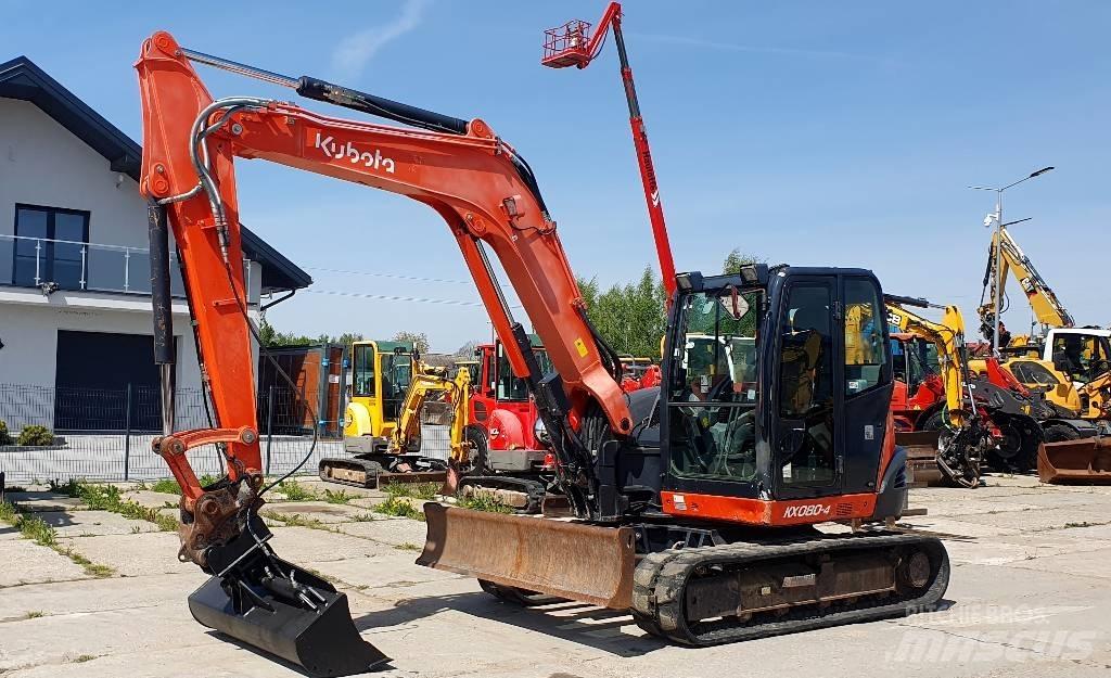 Kubota KX 080-4 Mini excavators  7t - 12t