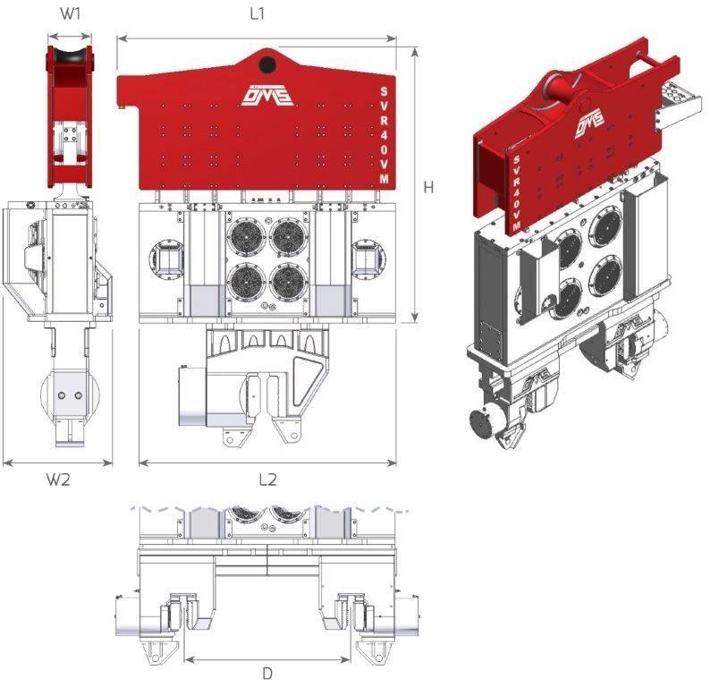  SVR 40VM Vibratory pile drivers