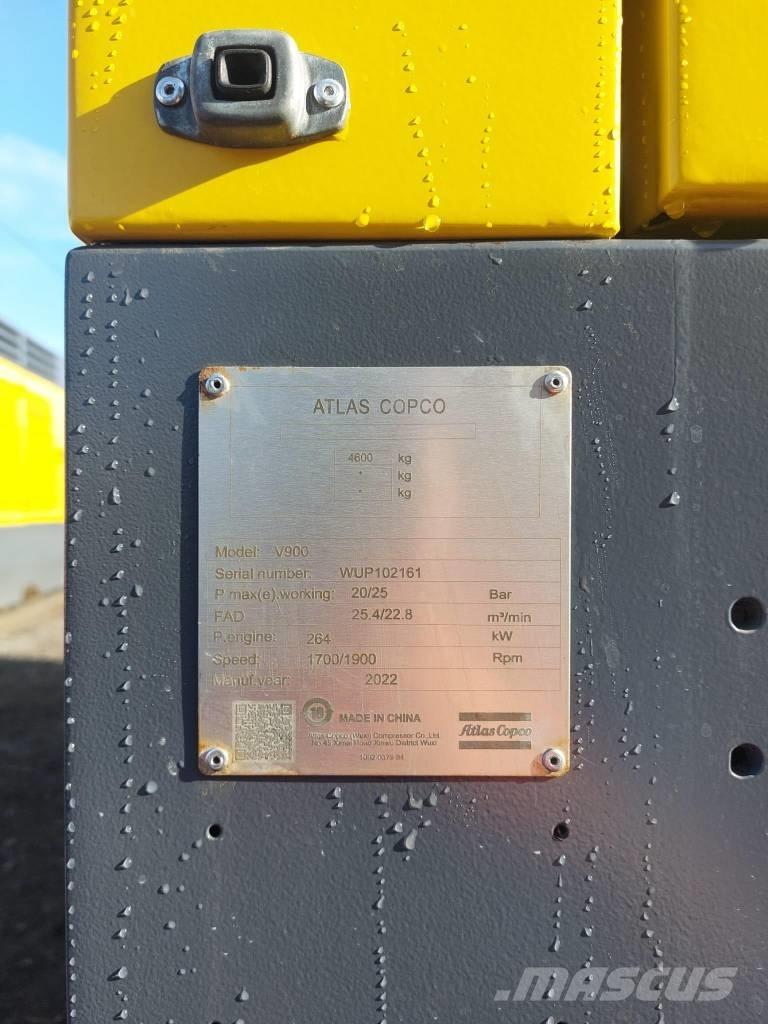 Atlas Copco V900 Compressors