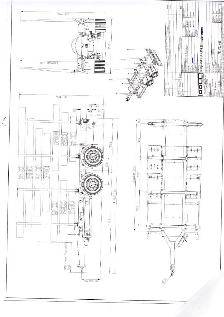 Doll A2T-LZ53 Timber trailers