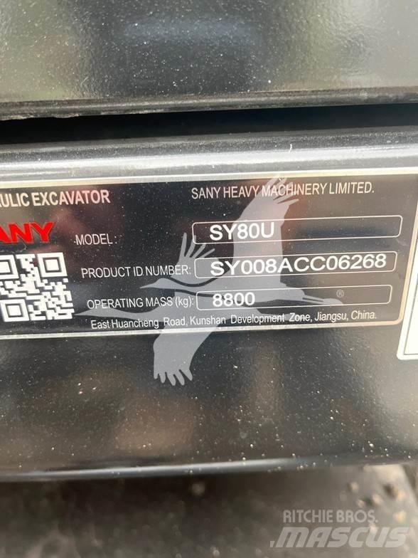 Sany SY80U Crawler excavators