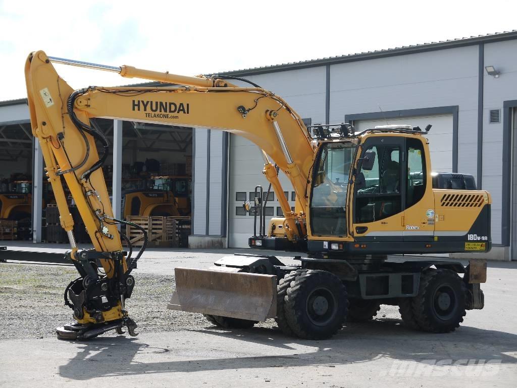 Hyundai R 180 W-9A Wheeled excavators