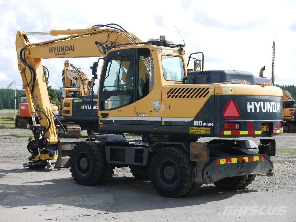 Hyundai R 180 W-9A Wheeled excavators