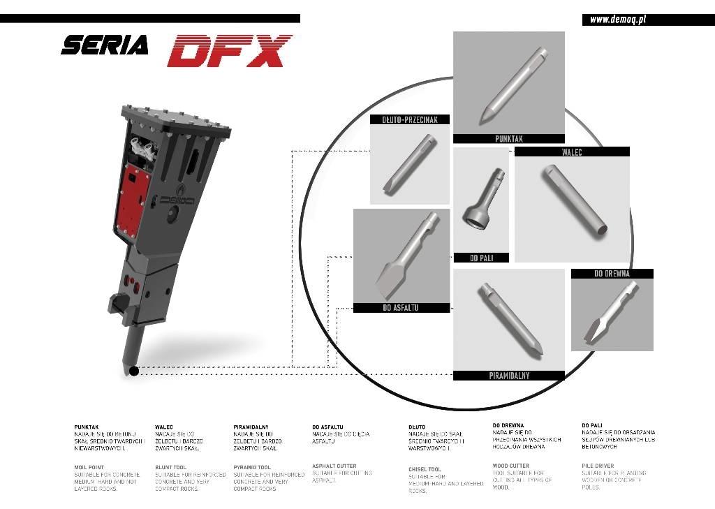  DEMOQ DFX2800 Hammers / Breakers
