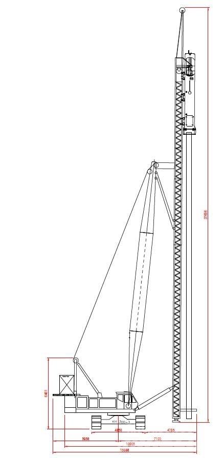 Hitachi KH300-3 PD Track mounted cranes