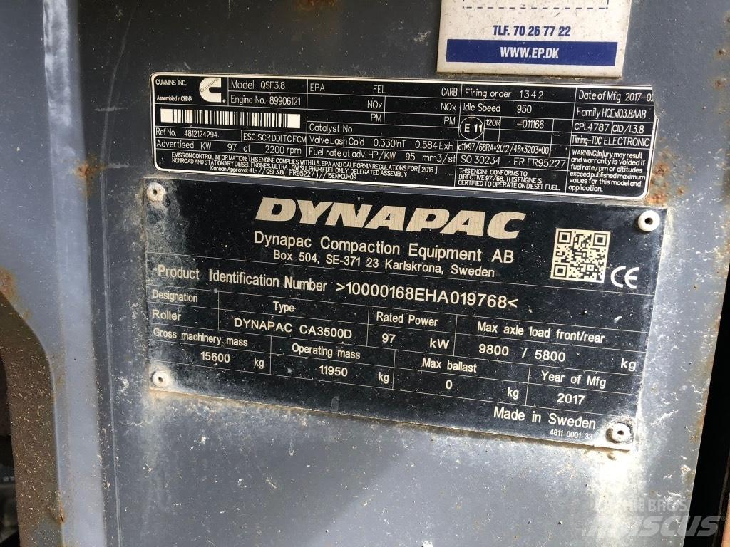 Atlas Copco CA3500 D Single drum rollers