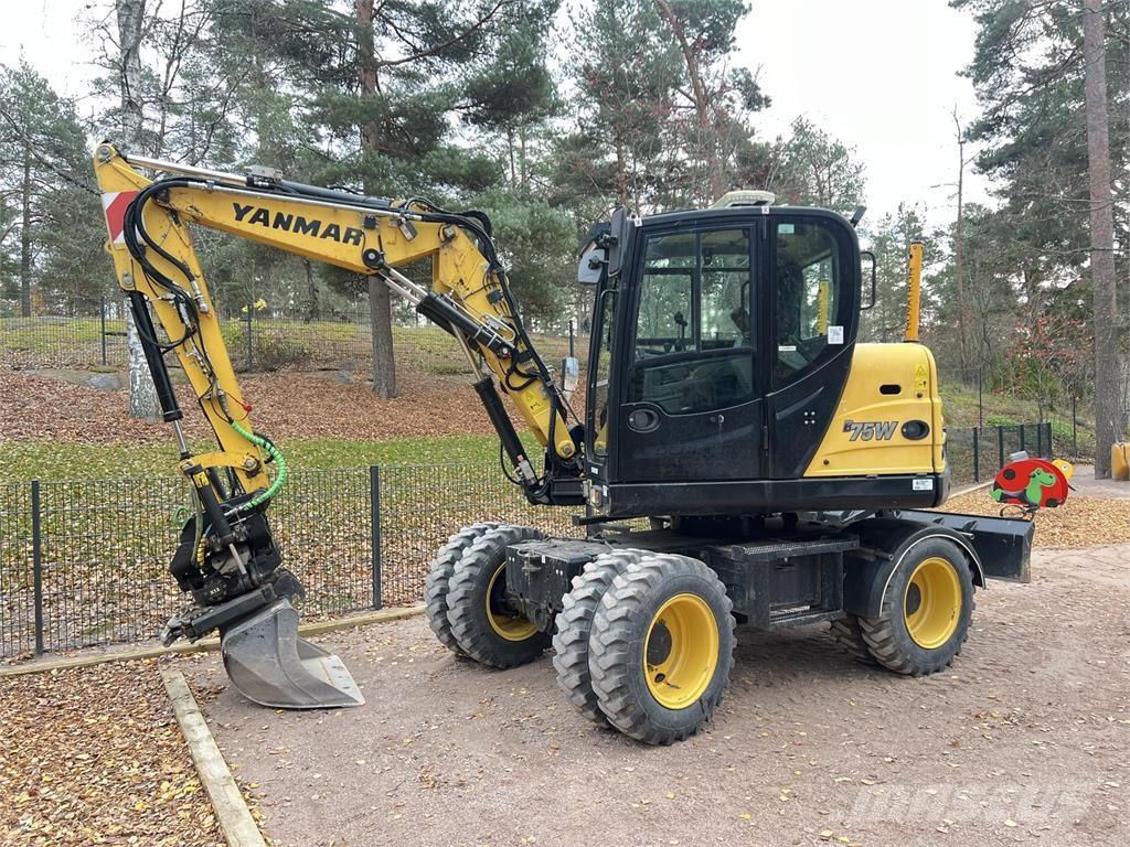 Yanmar B75W Wheeled excavators