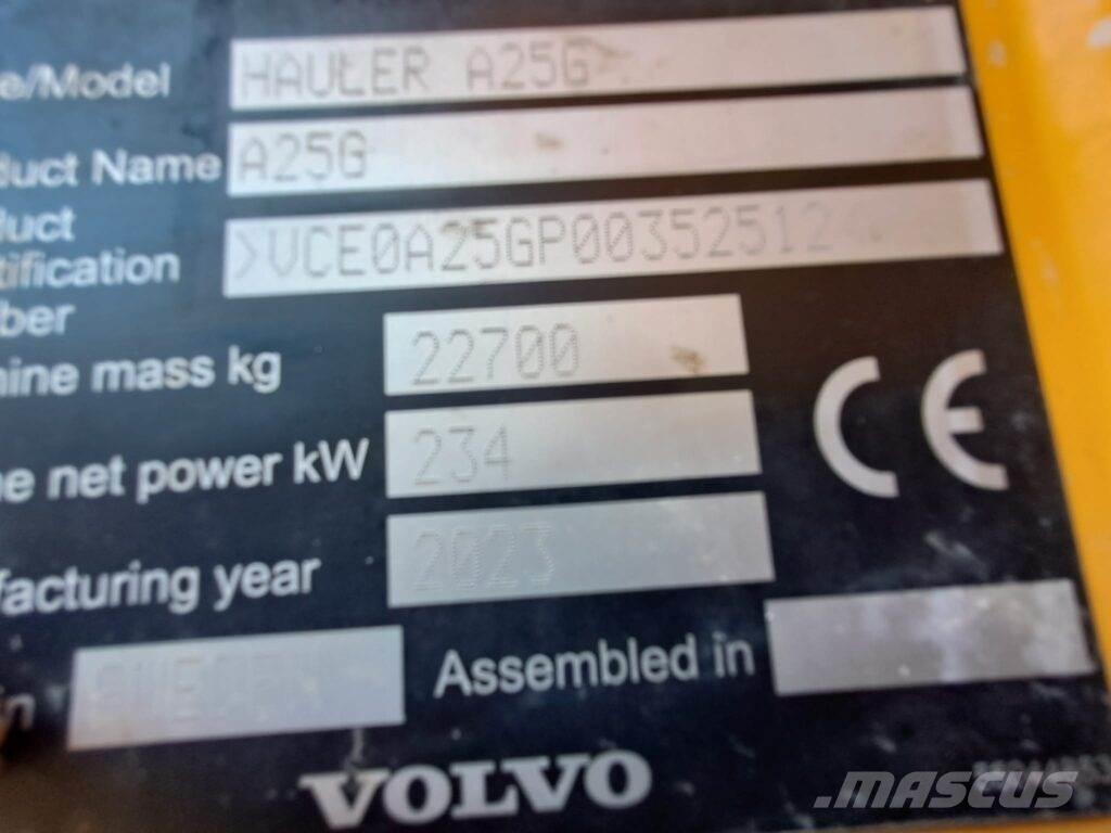 Volvo A25G Articulated Haulers